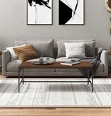 VidaXL Salontafel 100x50x35 cm bewerkt hout bruin eikenkleur