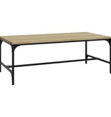 VidaXL Salontafel 100x50x35 cm bewerkt hout sonoma eikenkleurig