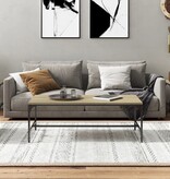 VidaXL Salontafel 100x50x35 cm bewerkt hout sonoma eikenkleurig