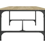 VidaXL Salontafel 100x50x35 cm bewerkt hout sonoma eikenkleurig