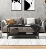 VidaXL Salontafel 80x50x40 cm bewerkt hout zwart