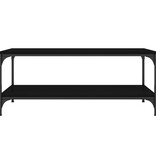 VidaXL Salontafel 80x50x40 cm bewerkt hout zwart