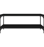 VidaXL Salontafel 100x50x40 cm bewerkt hout zwart eikenkleurig