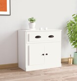 VidaXL Dressoir 70x35,5x67,5 cm bewerkt hout wit