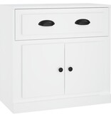 VidaXL Dressoir 70x35,5x67,5 cm bewerkt hout wit