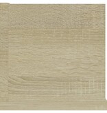 VidaXL Cd-wandschap 100x18x18 cm bewerkt hout sonoma eikenkleurig