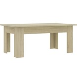 VidaXL Salontafel 100x60x42 cm bewerkt hout sonoma eikenkleurig