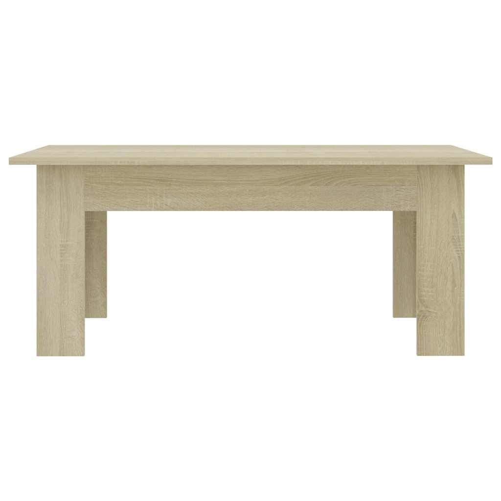 VidaXL Salontafel 100x60x42 cm bewerkt hout sonoma eikenkleurig