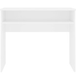 VidaXL Bureau 90x50x74 cm bewerkt hout wit