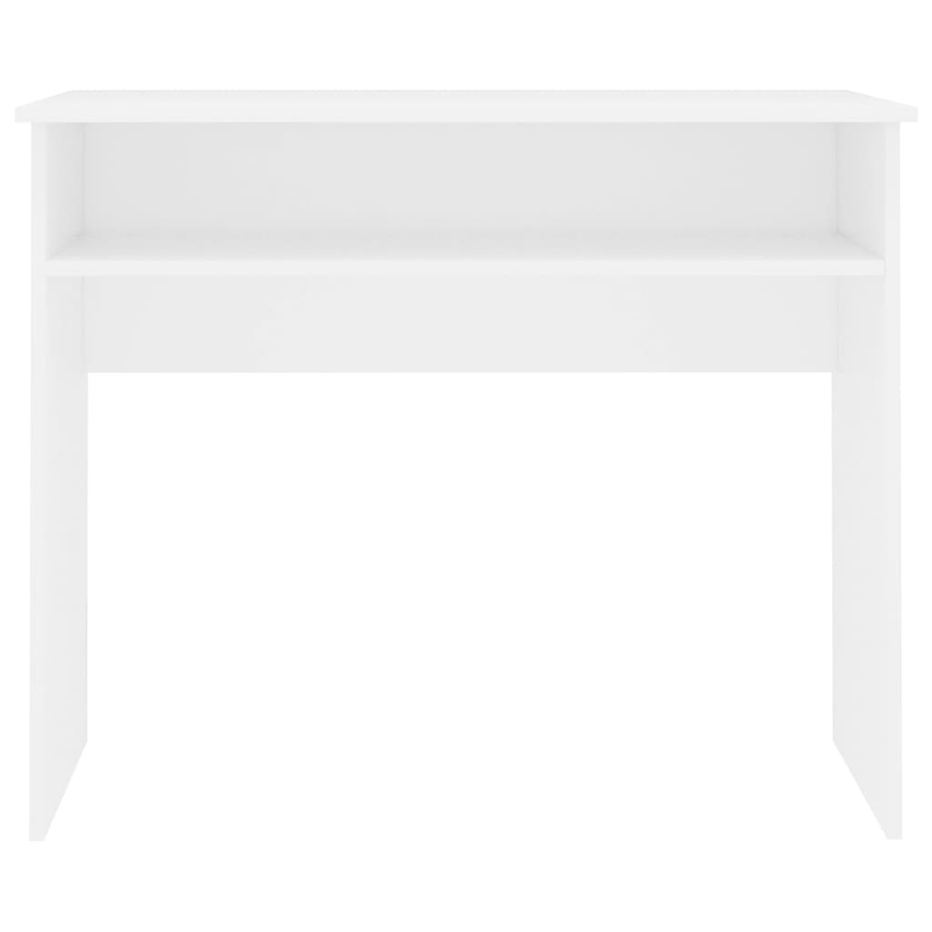 VidaXL Bureau 90x50x74 cm bewerkt hout wit