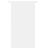 VidaXL Bureau 90x50x74 cm bewerkt hout wit