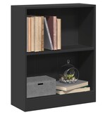 VidaXL Boekenkast 60x24x76 cm bewerkt hout zwart