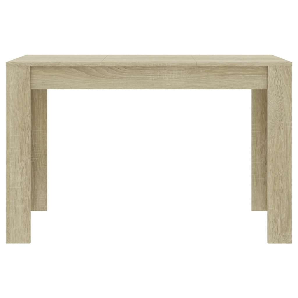 VidaXL Eettafel 120x60x76 cm bewerkt hout sonoma eikenkleurig