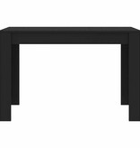 VidaXL Eettafel 120x60x76 cm bewerkt hout zwart