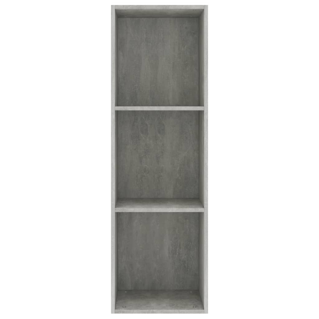 VidaXL Boekenkast/tv-meubel 36x30x114 cm bewerkt hout betongrijs