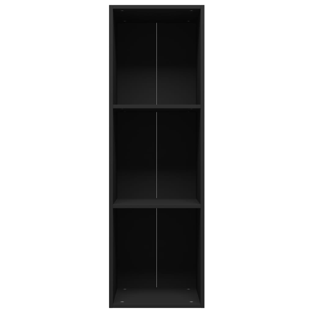 VidaXL Boekenkast/tv-meubel 36x30x114 cm bewerkt hout zwart