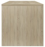VidaXL Salontafel 100x40x40 cm bewerkt hout sonoma eikenkleurig