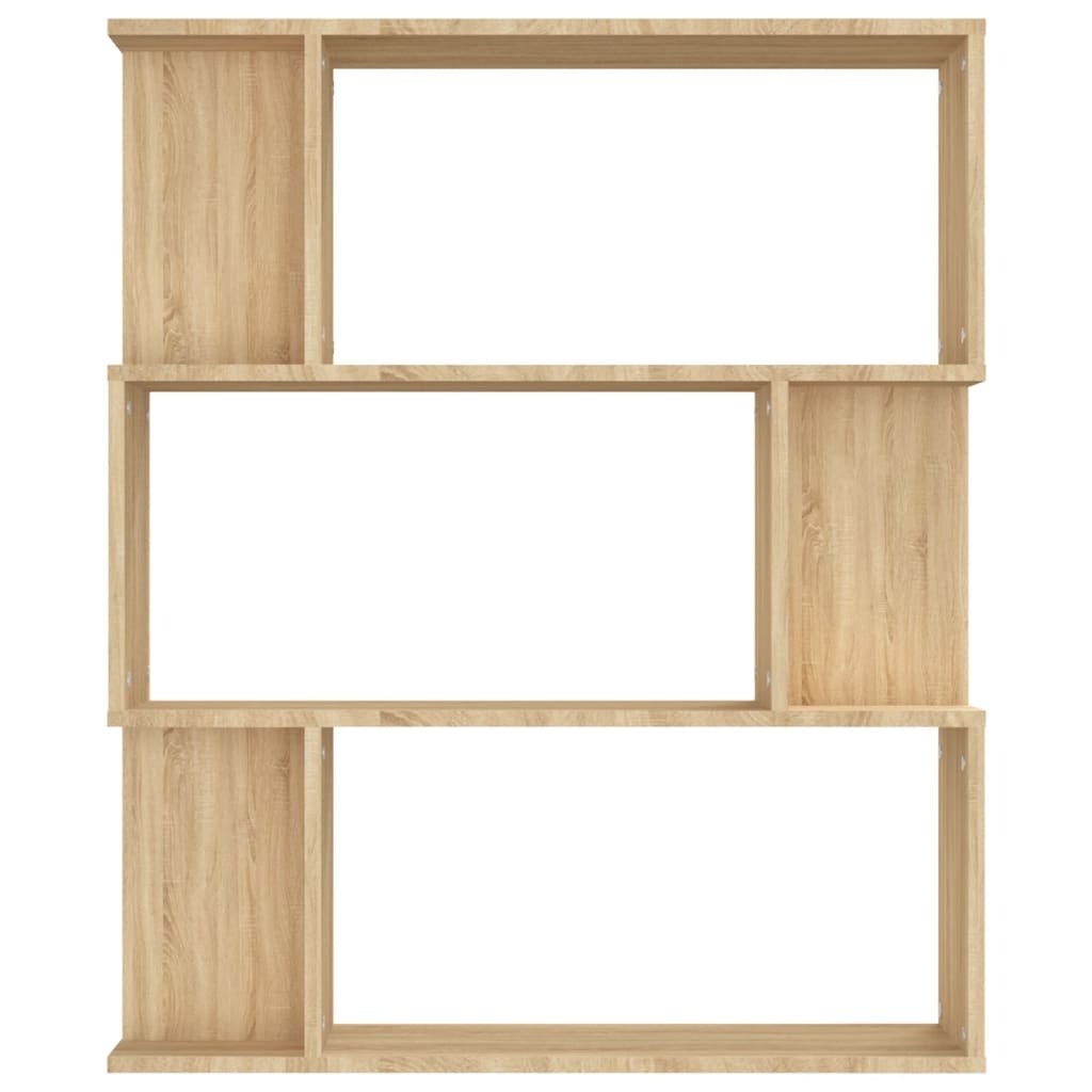 VidaXL Boekenkast/kamerscherm 80x24x96 cm bewerkt hout sonoma eiken