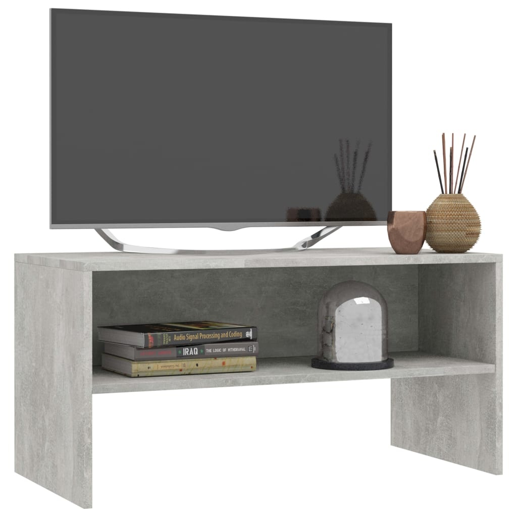 VidaXL Tv-meubel 80x40x40 cm bewerkt hout betongrijs