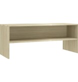 VidaXL Tv-meubel 100x40x40 cm bewerkt hout sonoma eikenkleurig