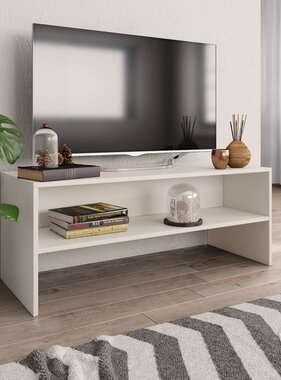 VidaXL Tv-meubel 100x40x40 cm bewerkt hout wit