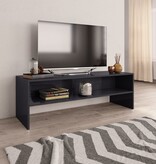 VidaXL Tv-meubel 120x40x40 cm bewerkt hout hoogglans grijs
