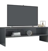 VidaXL Tv-meubel 120x40x40 cm bewerkt hout hoogglans grijs