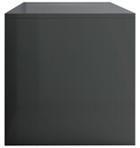 VidaXL Tv-meubel 120x40x40 cm bewerkt hout hoogglans grijs