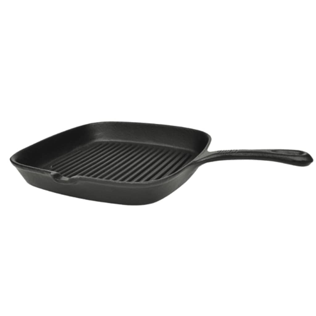 VidaXL Grillpan gietijzer 24x23 cm