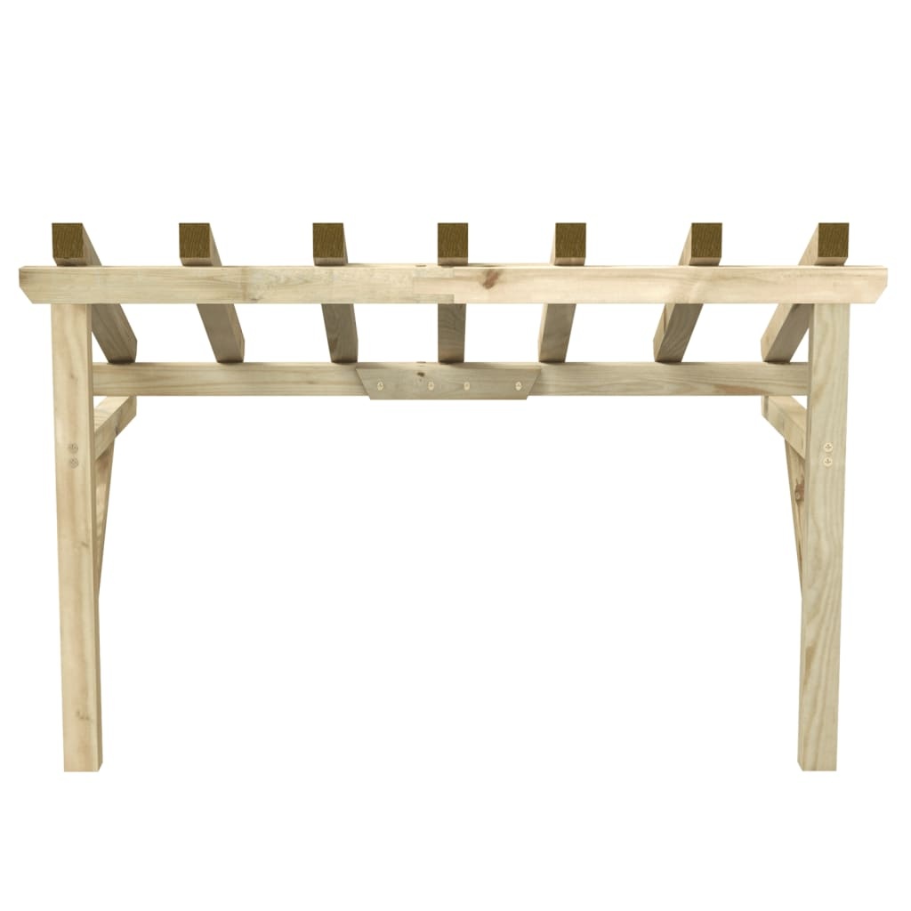 VidaXL Deurluifel 200x100x100 cm massief grenenhout