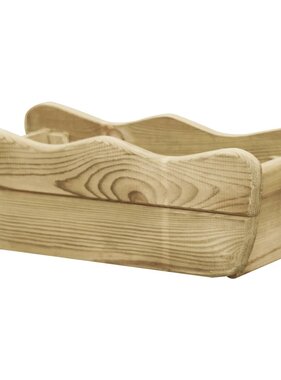 VidaXL Plantenbak verhoogd 50x18x18 cm geïmpregneerd grenenhout