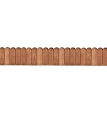 VidaXL Gazonrand 120 cm geïmpregneerd grenenhout bruin