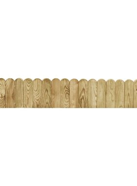 VidaXL Gazonrand 120 cm geïmpregneerd grenenhout groen