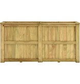 VidaXL Plantenbak verhoogd 196x50x100 cm geïmpregneerd grenenhout