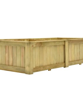 VidaXL Plantenbak verhoogd 196x100x50 cm geïmpregneerd grenenhout