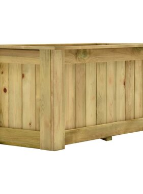 VidaXL Plantenbak verhoogd 100x50x50 cm geïmpregneerd grenenhout