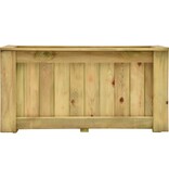 VidaXL Plantenbak verhoogd 100x50x50 cm geïmpregneerd grenenhout