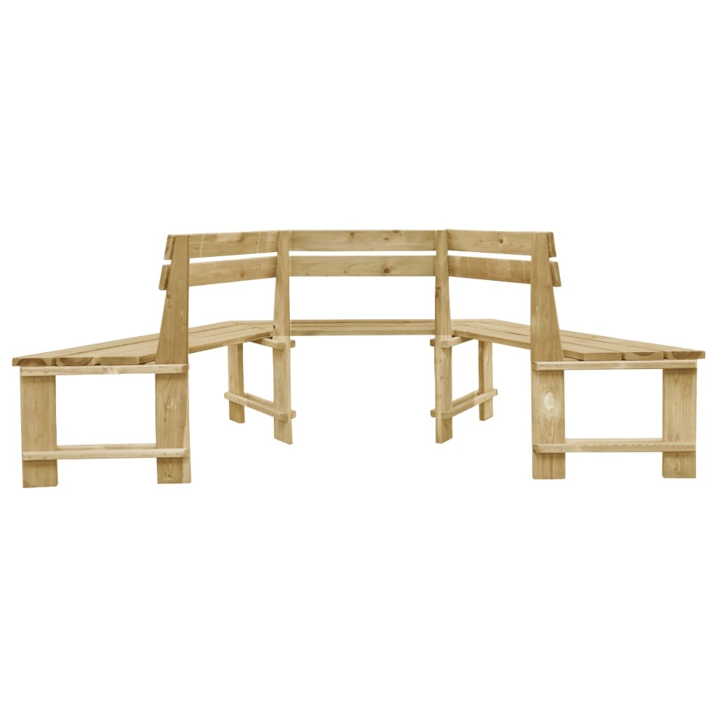 VidaXL Tuinbank 240 cm geïmpregneerd grenenhout