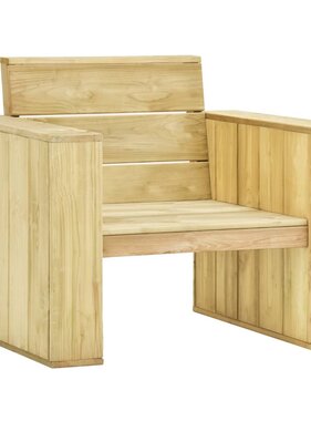 VidaXL Tuinstoel 89x76x76 cm geïmpregneerd grenenhout