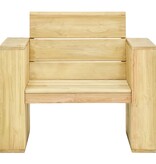 VidaXL Tuinstoel 89x76x76 cm geïmpregneerd grenenhout