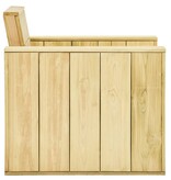 VidaXL Tuinstoel 89x76x76 cm geïmpregneerd grenenhout