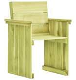 VidaXL Tuinstoel geïmpregneerd grenenhout