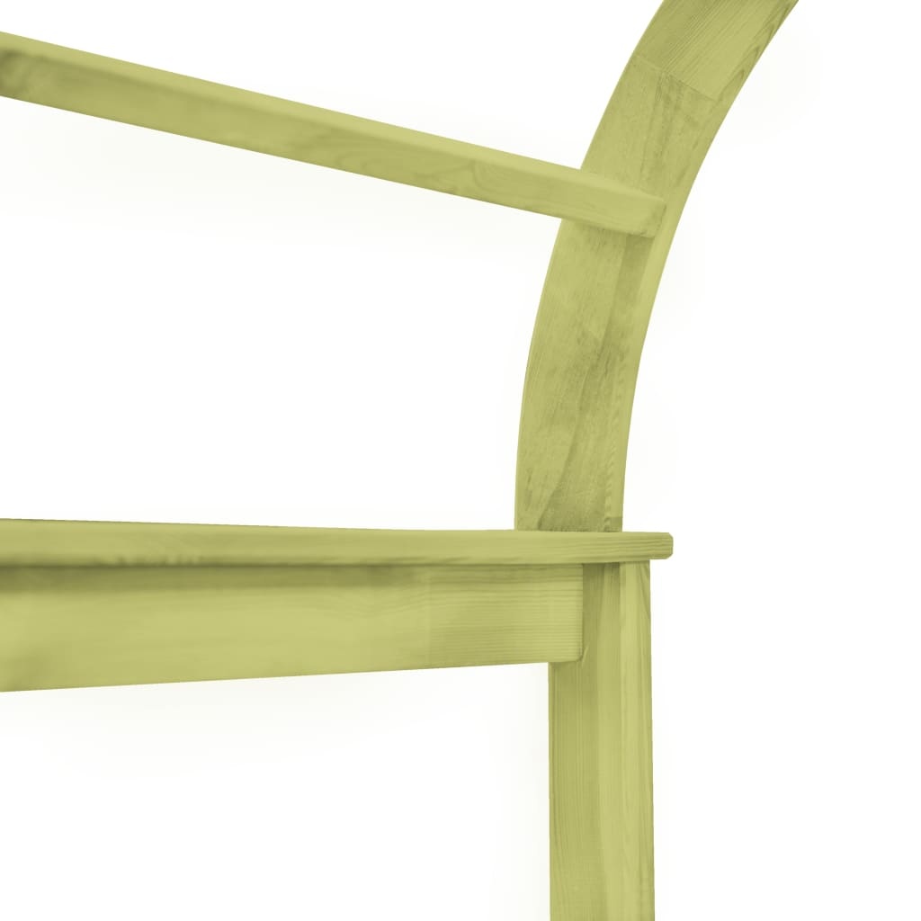 VidaXL Tuinboog 125x150x235 cm geïmpregneerd grenenhout