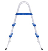 VidaXL Zwembadladder 84 cm blauw en wit