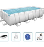VidaXL Zwembadset Power Steel rechthoekig 549x274x122 cm