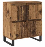 VidaXL Dressoir met opslag met de deur Bruin 60 x 35 x 70 cm Bewerkt hout