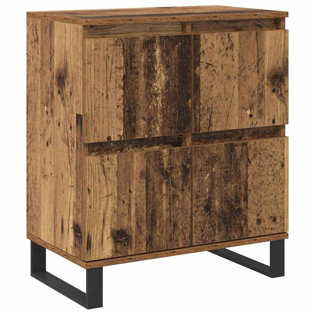 VidaXL Dressoir met opslag met de deur Bruin 60 x 35 x 70 cm Bewerkt hout