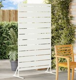 VidaXL Privacy Scherm, Wit, 100x50x180 cm, Staal