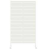 VidaXL Privacy Scherm, Wit, 100x50x180 cm, Staal