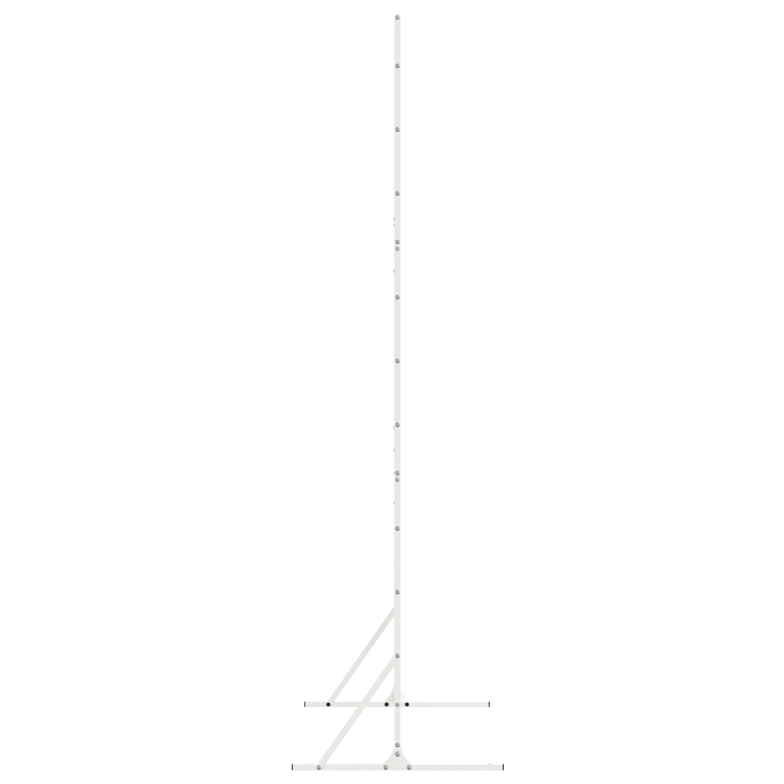 VidaXL Privacy Scherm, Wit, 100x50x180 cm, Staal